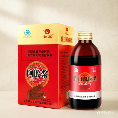 鹤王阿胶浆300g瓶 蓝帽认证的阿胶红枣枸杞配方日常滋补饮品